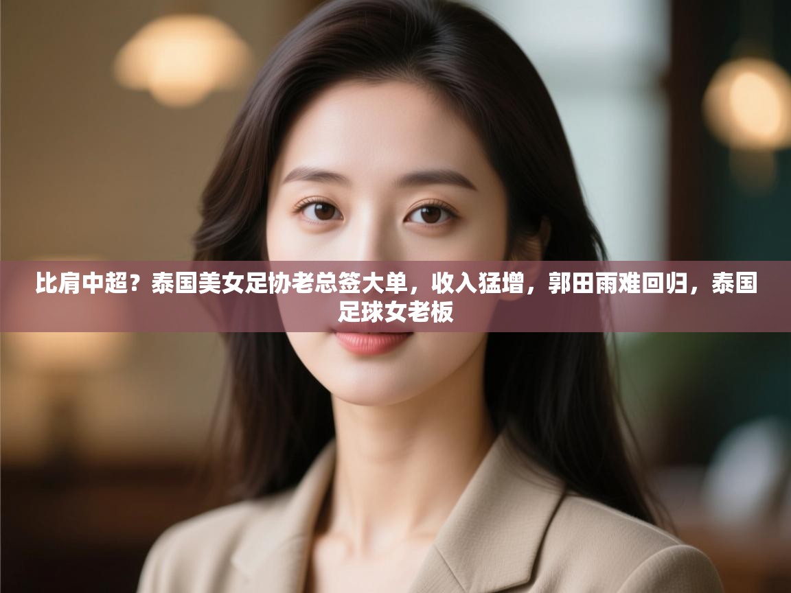 比肩中超?泰国美女足协老总签大单,收入猛增,郭田雨难回归,泰国足球女老板 第1张